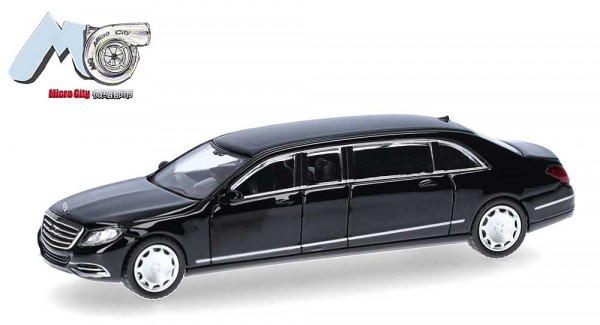 Herpa 87MC000139 - MB S600 Pullmann W221 schwarz