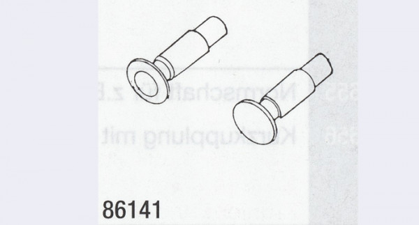 Weinert 86141 - Federp.4,3mm n.durchstoß. 4Stk