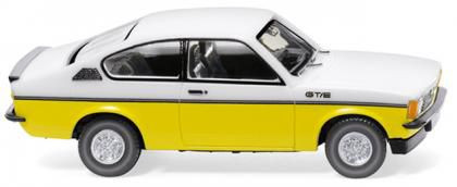 Wiking 022902 - Opel Kadett C Coupé GT/E - weiß/gelb Bj. 1977-1979