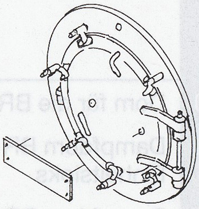 Weinert 8076 - Rauchkammertür 997239 (1E1)