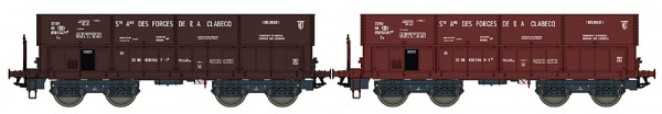LSModels 32092 - SNCB Set Erzwagen Fal+Fal 2-teilig Ep.4, "DES FORGES DE & A CLABECQ"