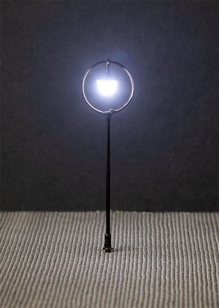 Faller 180105 - LED-Parklaternen, Kugel-Hängeleuchte, 3 Stück