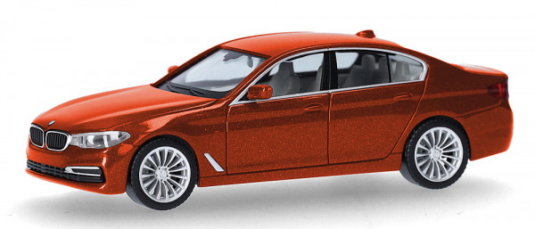 Herpa 430692-006 - BMW 5er (G30) Limousine, valenciaorange