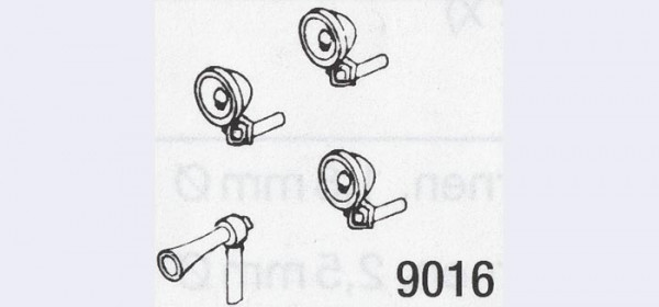 Weinert 9016 - Laternen für Schmalspurtriebw.