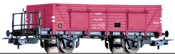 Tillig 76897 - GySEV offener Güterwagen Kz mit Bremserbühne Ep.3