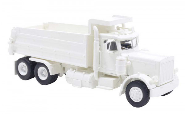 Brekina 10226 - Peterbilt 359 Kipper als weißer Bausatz