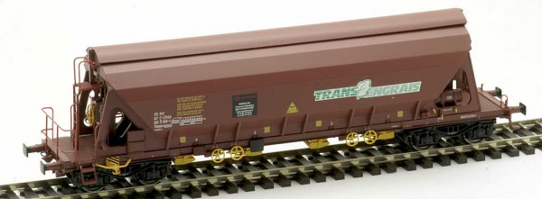 Albert Modell 065327 - SNCF Schüttgutwagen ERSA Tanpps braun Ep.6 “Trans Engrais”
