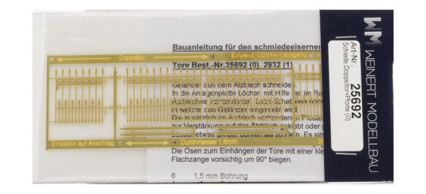 Weinert 25692 - Schiede.Doppeltor+Pforte (0)