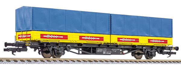 Liliput 235224 - DB Containertragwagen Lgjs571 Ep.4, beladen mit 2 Wechselspritschen "Spedition Moll