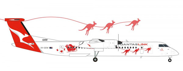 Herpa 573337 - QantasLink Bombardier Q400 "Dasher-8"