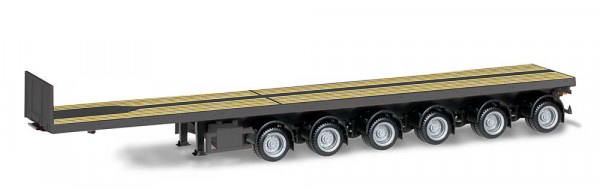 Herpa 076715-005 - Nooteboom Ballasttrailer 6achs, grau