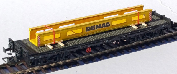 Loewe 2454 - Ladegut Kranbauteil "DEMAG" , 120 mm