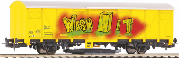 Piko 54309 - Schienenreinigungswagen gelb SBB mit Graffiti