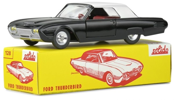 Solido 421436730-1:43 Ford Thunderbird schwarz Neu 