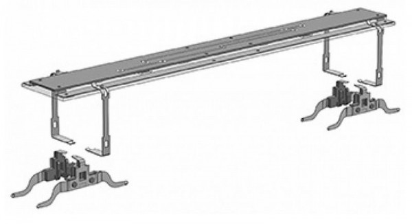 Liliput 938941 - LED-Innenbeleuchtung gelb, 150 mm, für Drehgestellwagen