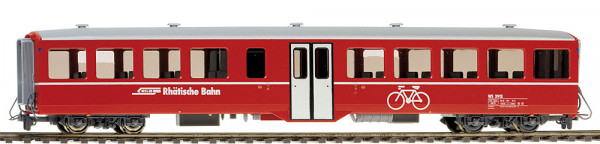 Bemo 3286136 - RhB WS 3913 Velowagen rot