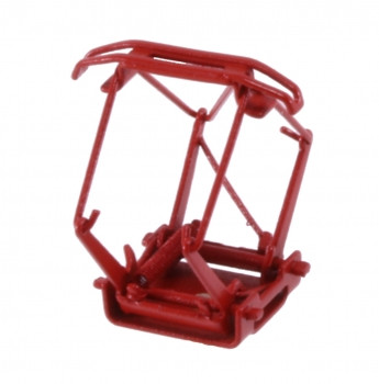 Sommerfeldt 813 - Scherenstromabnehmer DBS 54 RAL 3002 Kaminrot