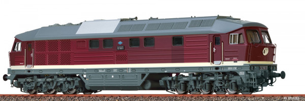 Brawa 41468 - DR Diesellok BR 132 bordeauxrot Ep.4, mit DCC-Decoder + Sound