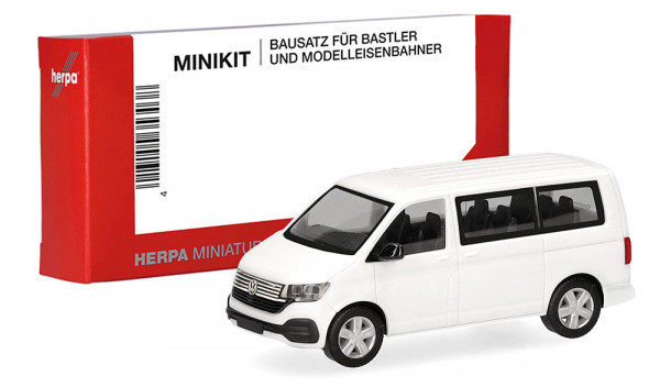 Herpa 014250 - MiniKit VW T6.1 Bus, weiß