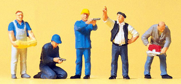 Preiser 10498 - Handwerker 5 teilig