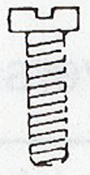 Weinert 2136 - Schraube M1,6x5mm DIN84,10Stck