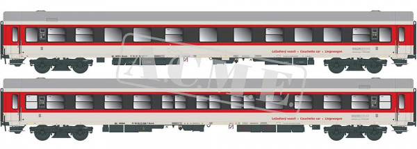 ACME 55395 - PRIV, Ep.6 Set mit 2 Liegewg. Wagon-Service-Travel PRIV