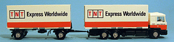 Wiking 057401 - MAN Wechselkofferhängerzug "TNT"