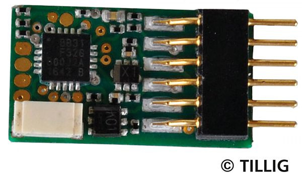Tillig 66032 - Decoder mit Stecker nach NEM 651