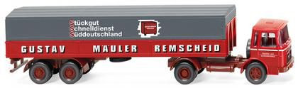 Wiking 051502 - MAN Pritschensattelzug "Mäuler" Bj. 1967-1972