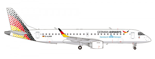Herpa 573924 - German Airways Embraer E190 - new (2025) colors