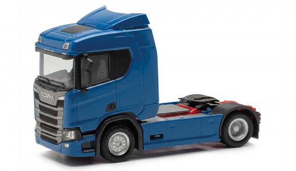 Herpa 307642-004 - Scania CR 20 Niedrigdach Zugmachine 2achs, blau