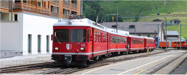 Bemo 7243255 - MGB Pendelzug Be 4/4 515 "Bundes Pfadilager"