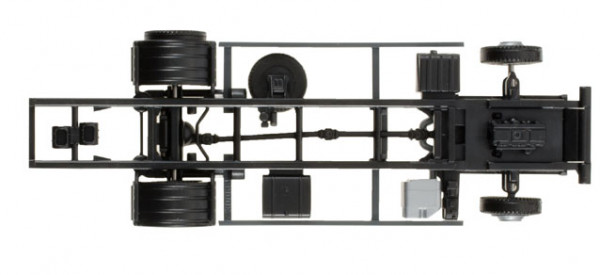 Herpa 084482 - Fahrgestell MAN TGL LKW 7,5 t für Ladebordwand 2 Stück