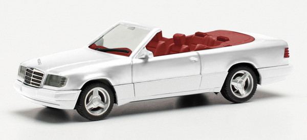 Herpa 420990 - Mercedes-Benz 320 CE Cabrio mit Brabus-Monoblock IV Felgen, weiß