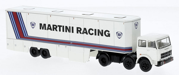 Brekina 58577 - Fiat 691 T Renntransport-SZ 1977, Lancia Martini,