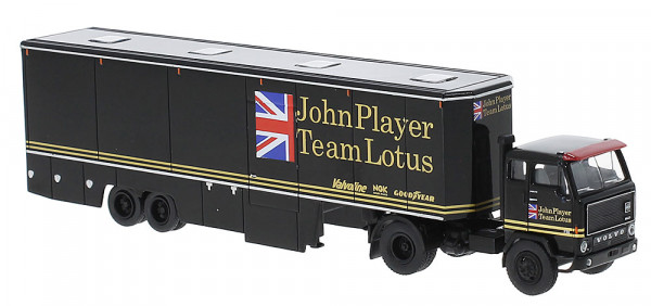 Brekina 85681 - Volvo F89 Renntransporter "Lotus"
