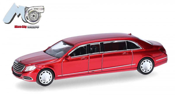 Herpa 87MC000136 - MB S600 Pullmann W221 weinrot