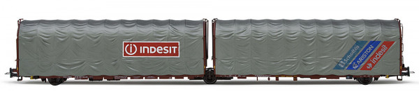 Rivarossi HR6602 - FS SchiebEp.lanenwagen 3-achsig Lails Ep.5 "Indesit + Ariston + Scholtes"