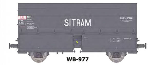 REE WB-977 - SNCF Kohletransportwagen STEMI56 Ep.4-5, "SITRAM"