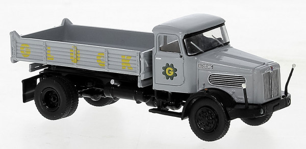Brekina 79256 - Büssing Commodore SAK Kipper 1963, Glück,