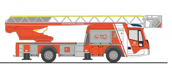 Rietze 71128 - Magirus DLK n.B. BF Leipzig