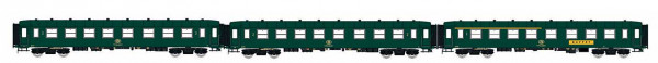 LSModels 42111 - SNCB Set 3-teilig Reisezugwagen I2 Ep. 4ab, B8exA8 + B8 exA8 + A4R Schlieren