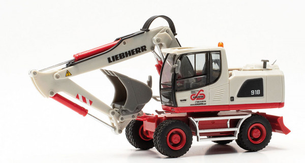 Herpa 316491 - Liebherr A 918 Litronic Radbagger "Schlenter Aachen"