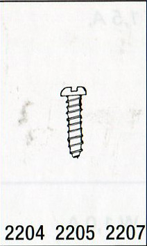 Weinert 2204 - Blechschr.2,2x9,5mm DIN7971 10