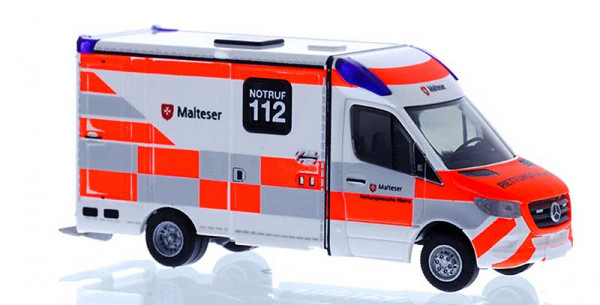 Rietze 76092 - System Strobel RTW´18 Malteser Mainz