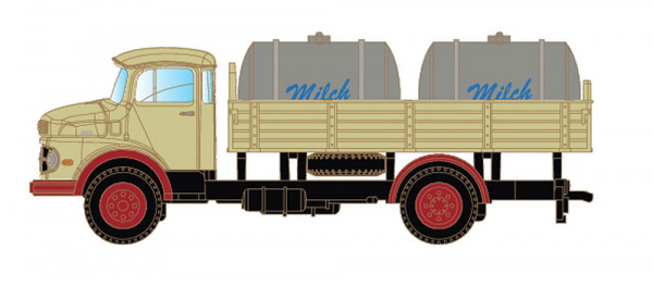 LC-Minis - LC3480 - MB L322 Pritsche mit Tank Mil
