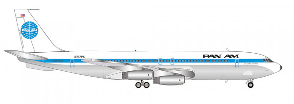Herpa 573696 - Pan Am Boeing 707-320