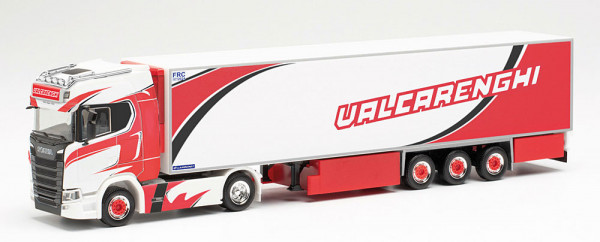 Herpa 315340 - Scania CS 20 HD Kühlkoffer-Sattelzug "Valcarenghi"