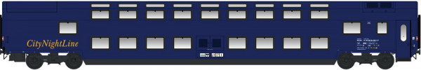 LSmodels 49065AC - CNL Schlafwagen WLBm blau, gelbe kleine Aufschrift "City Night Line" Ep.5, Wechse