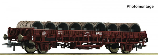 Roco 6600300 - SNCF Flachwagen SNCF + Drahtrollen E4